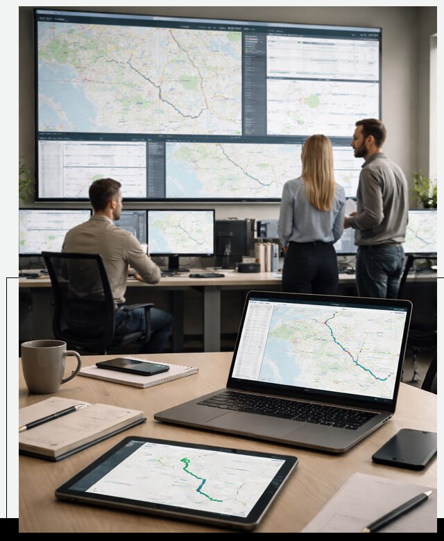 Трекинг грузов и Fleet Management, мониторинг автопарка в Заинске