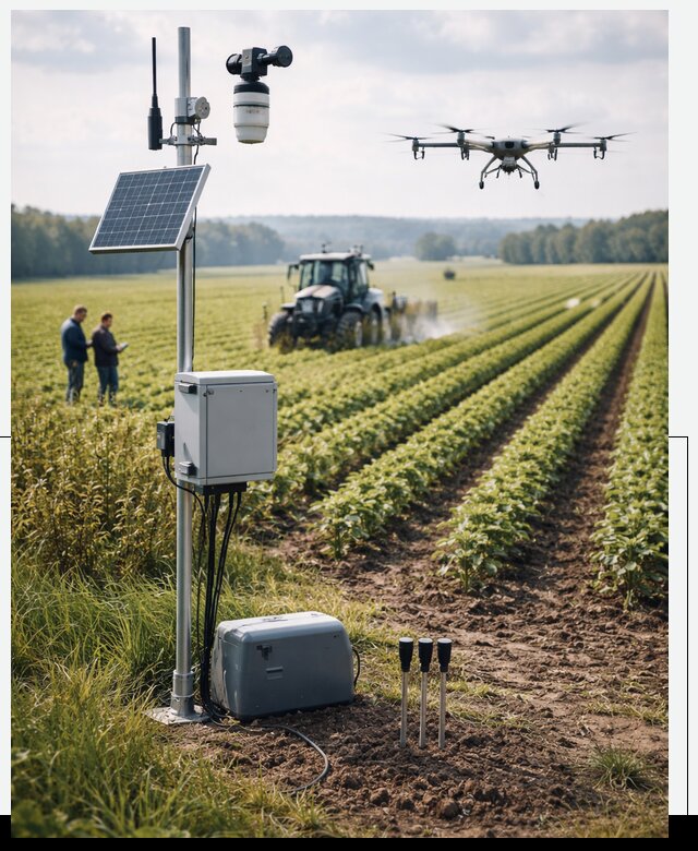 Разработка IoT мониторинга полей в Заинске от 8644 р. | АвикейЗнс